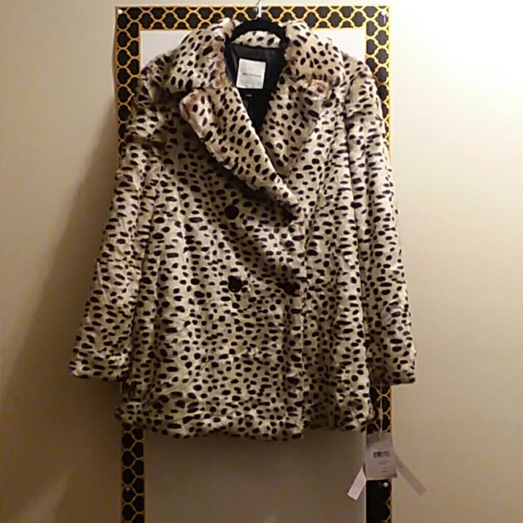 Avec Les Filles Jackets & Blazers - AVEC LES FILLES  LEOPARD PRINT JACKET, SIZE M